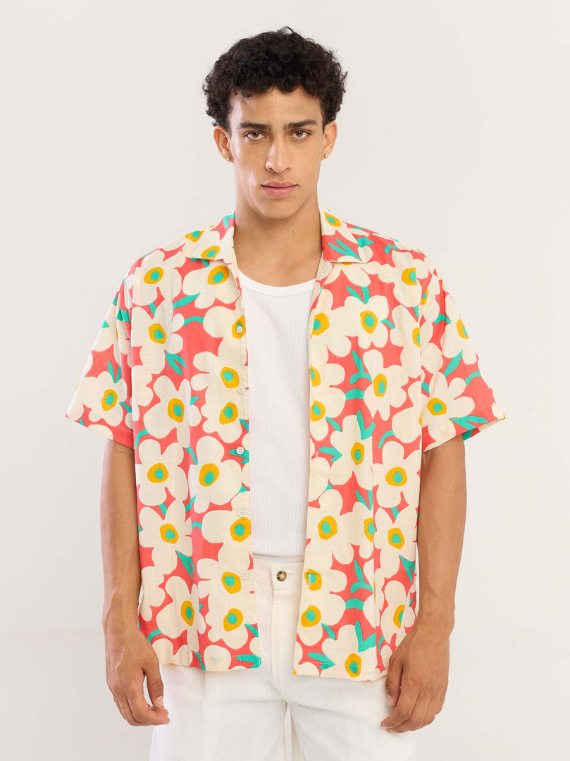 Petal Pop Printed Shirt