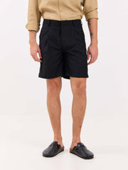Black Trouser Shorts