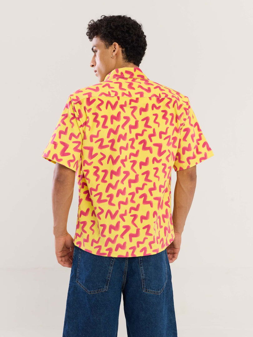 Zip Zap Yellow Corduroy Shirt
