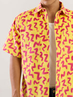 Load image into Gallery viewer, Zip Zap Yellow Corduroy Shirt