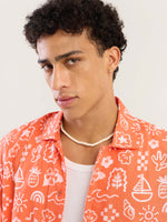 Load image into Gallery viewer, Beach Paradise Doodle Printed Shirt