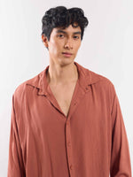 Load image into Gallery viewer, Rust Wrinkled Shirt
