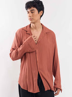 Load image into Gallery viewer, Rust Wrinkled Shirt
