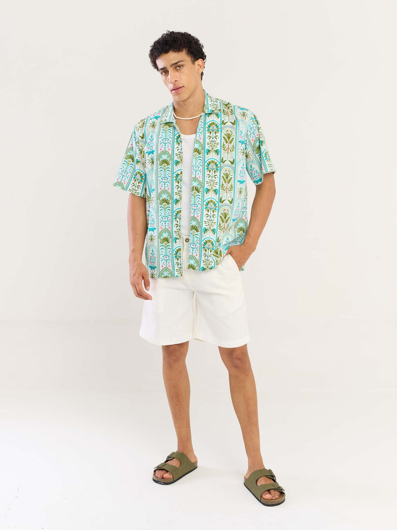 Amalfi Garden Printed Shirt