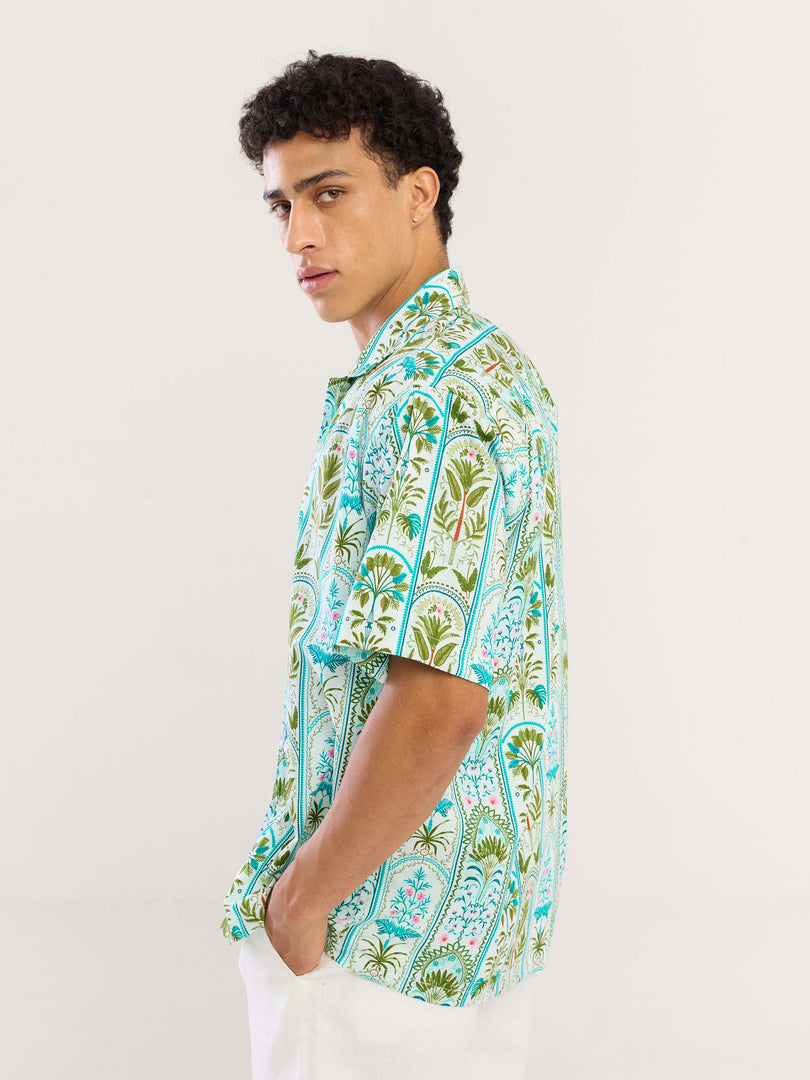 Amalfi Garden Printed Shirt