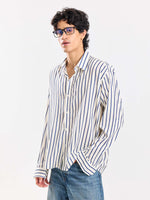 Load image into Gallery viewer, Striped Drape Shirt
