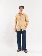 Beige Linen Shirt