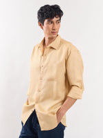 Load image into Gallery viewer, Beige Linen Shirt
