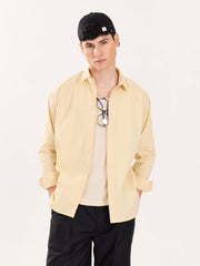 Beige Poplin Shirt