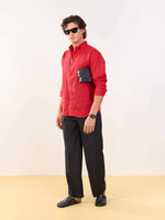 Load image into Gallery viewer, Red Irish Linen Shirt
