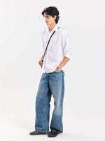 Load image into Gallery viewer, Relaxed Fit White Textured Shirt
