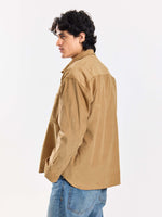 Load image into Gallery viewer, Camel Corduroy Oversized Shirt
