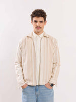 Load image into Gallery viewer, Cropped Fit Textured Zipper Jacket
