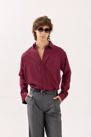 Wine Drape Shirt