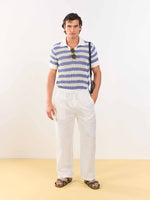 Load image into Gallery viewer, White Linen Pull-on Pants
