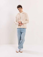Load image into Gallery viewer, Cropped Fit Textured Zipper Jacket
