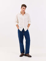 Load image into Gallery viewer, Off White Linen-blend Shirt
