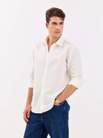 Load image into Gallery viewer, Off White Linen-blend Shirt
