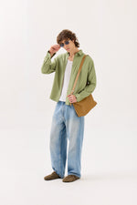 Load image into Gallery viewer, Mint Green Drape Shirt (Pre-Order)
