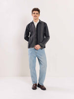 Load image into Gallery viewer, Cropped Fit Textured Zipper Jacket

