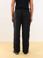 Load image into Gallery viewer, Black Linen Pull-on Pants
