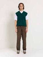 Load image into Gallery viewer, Dark Brown Corduroy Trousers
