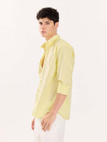 Load image into Gallery viewer, Lemon Yellow Poplin Shirt