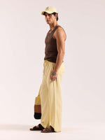 Load image into Gallery viewer, Butter Yellow Linen Pull-on Pants