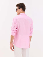 Load image into Gallery viewer, Light Pink Linen-blend Shirt
