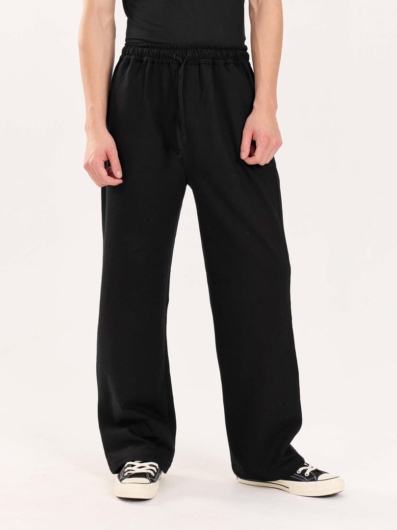 Loose Fit Black Sweatpants