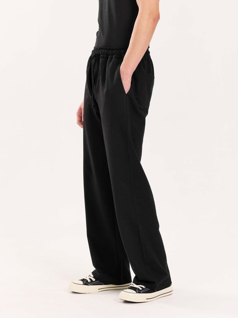 Loose Fit Black Sweatpants