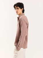 Load image into Gallery viewer, Taupe Gauze Holiday Shirt
