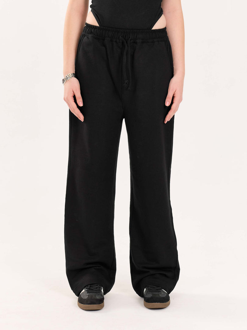 Loose Fit Black Sweatpants