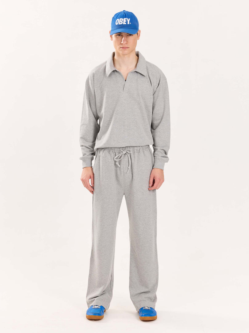 Loose Fit Marl Grey Sweatpants