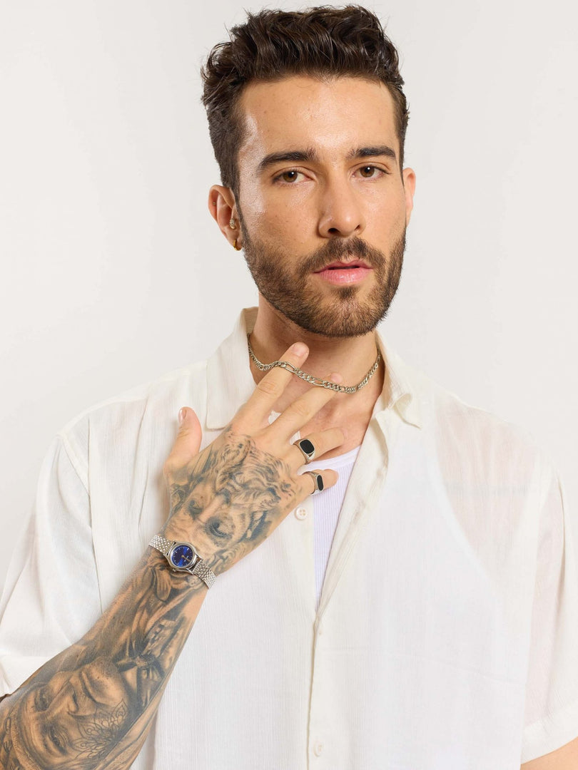 White Wrinkled Shirt