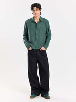 Load image into Gallery viewer, Teal Green Gauze Holiday Shirt
