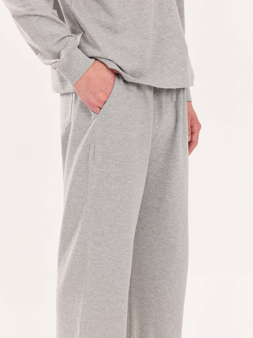 Loose Fit Marl Grey Sweatpants