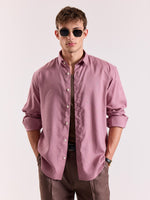 Load image into Gallery viewer, Dusty Rose Linen-blend Shirt
