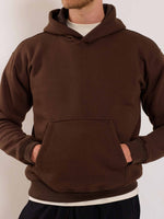 Load image into Gallery viewer, Dark Brown Cropped Fit Hoodie
