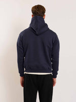 Load image into Gallery viewer, Dark Blue Cropped Fit Hoodie
