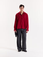 Load image into Gallery viewer, Garnet - Drape Shirt
