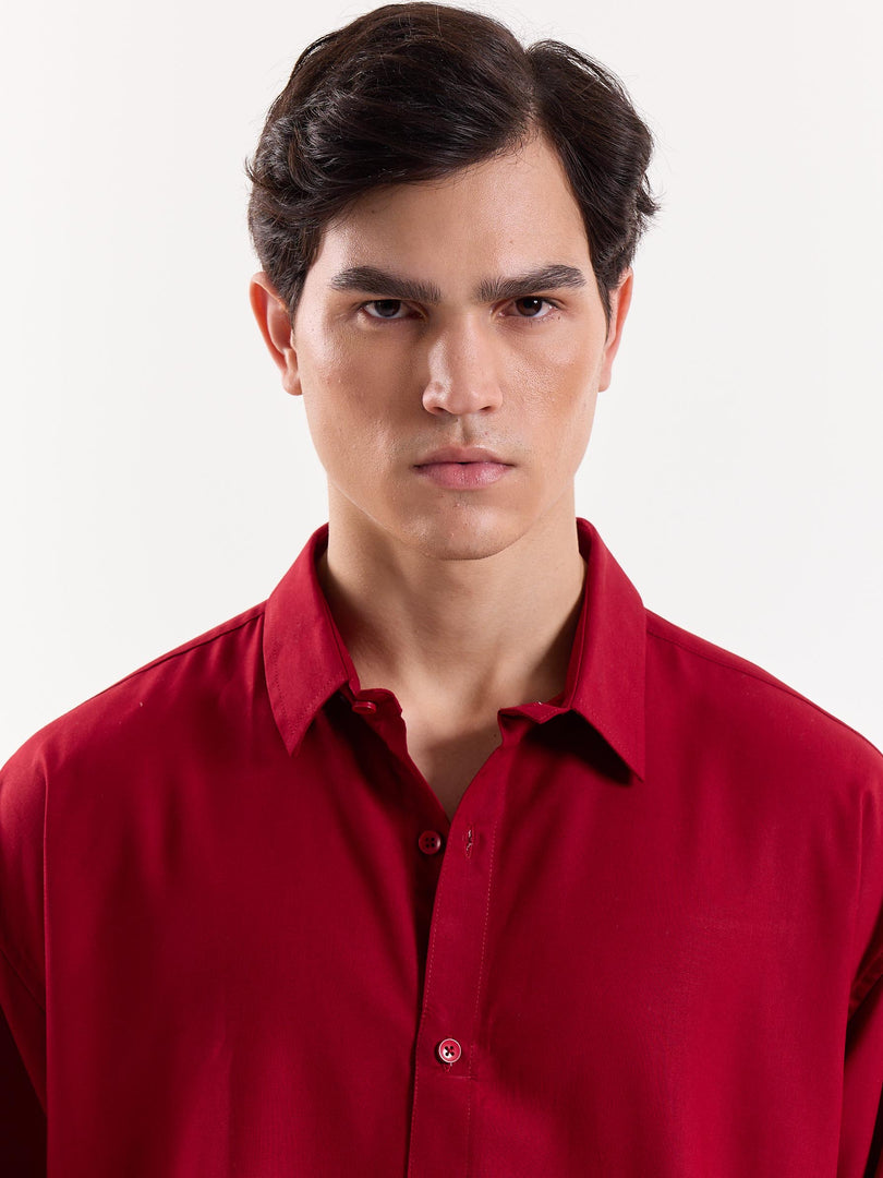 Garnet - Drape Shirt