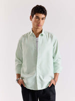 Load image into Gallery viewer, Relaxed Fit Green Striped Shirt