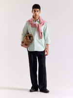 Load image into Gallery viewer, Relaxed Fit Green Striped Shirt