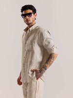 Load image into Gallery viewer, Natural Irish Linen Shirt