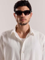 Load image into Gallery viewer, Off White Linen-blend Shirt (Pre-Order)