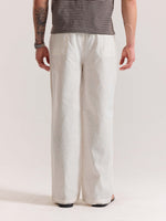 Load image into Gallery viewer, White Linen Pull-on Pants