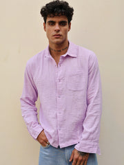Lavender Gauze Holiday Shirt