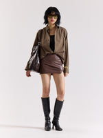 Load image into Gallery viewer, Khaki Green Poplin Shirt