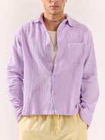 Load image into Gallery viewer, Lavender Gauze Holiday Shirt